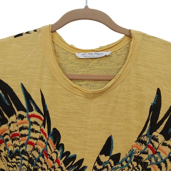 Free People Yellow Graphic Tee - Picture 2 of 13